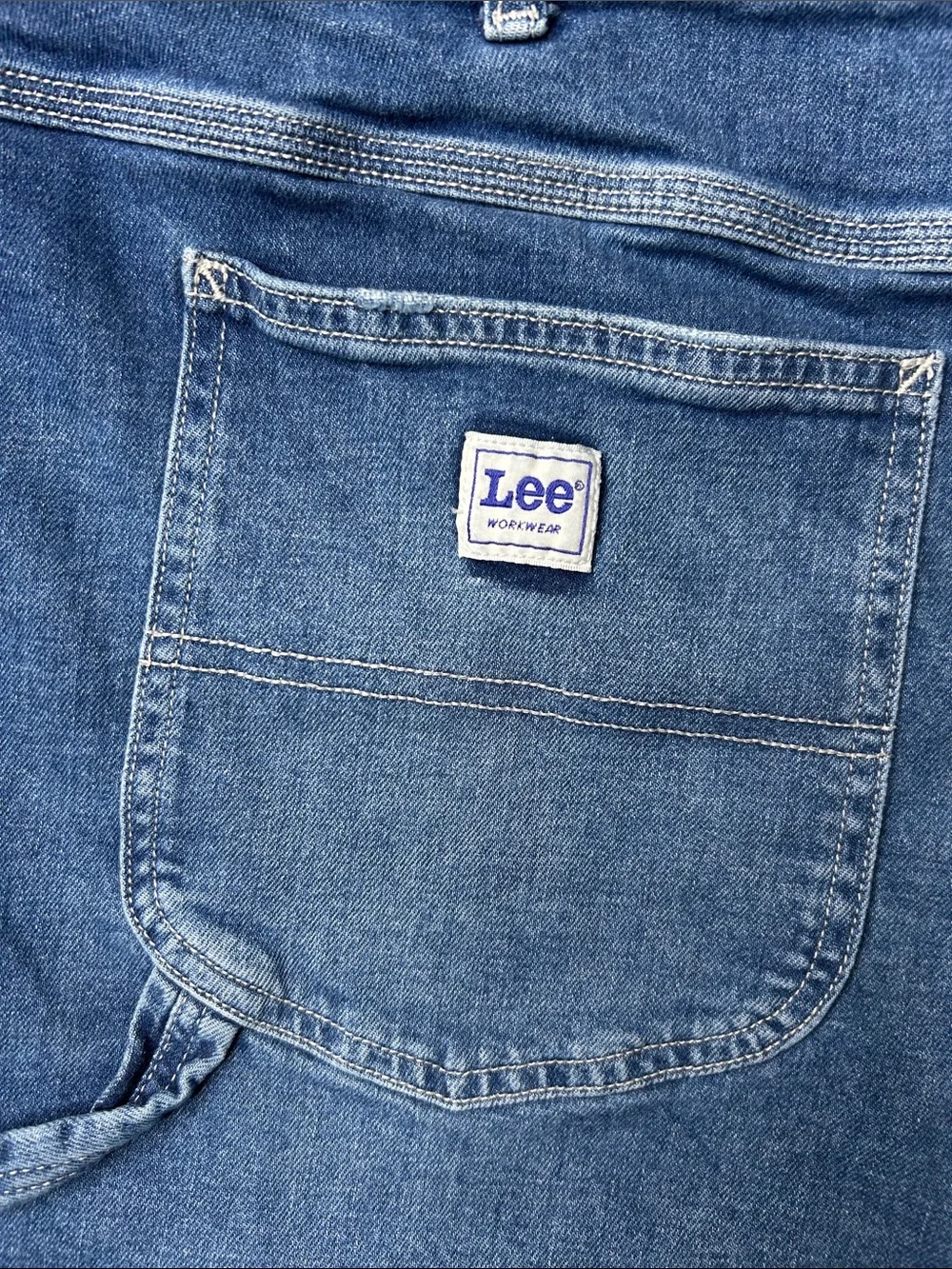 Lee Women's Dark Blue Denim Cuffed Jean Shorts
